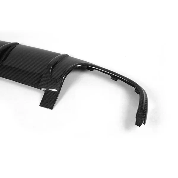 Rear Bumper Carbon Diffuser Lip Spoiler for Mercedes-Benz C-Class W204 C63 AMG C300 Sport Sedan Coupe 2008-2012 Carbon Fiber - Image 3