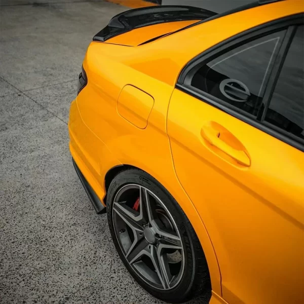 Real Carbon Fiber Rear Bumper Rear Corner for Mercedes Benz C Class W204 C63 2008-2011 W204 Carbon Splitter - Image 5