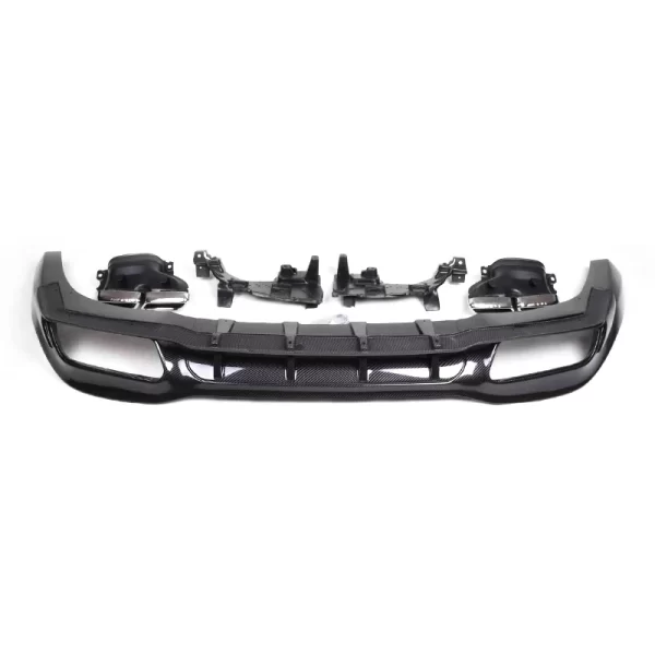 ED1 Style Carbon Diffuser High Quality Carbon Fiber Rear Lip Rear Bumper Lip for Mercedes Benz A-Class W177