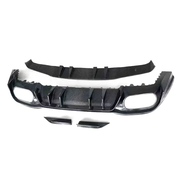 PAK Style Carbon Fiber Body Kits Rear Diffuser Rear Bumper Lip for Mercedes Benz A-Class A35 A45 W177 2019-2023 - Image 2