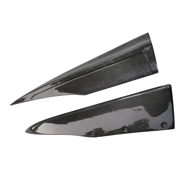 Real Carbon Fiber Rear Corner for Mercedes Benz C Class W204 C63 2012-2014 W204 Carbon Rear Bumper Splitters - Image 3