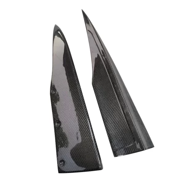Real Carbon Fiber Rear Corner for Mercedes Benz C Class W204 C63 2012-2014 W204 Carbon Rear Bumper Splitters - Image 4
