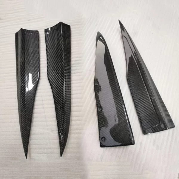 Real Carbon Fiber Rear Corner for Mercedes Benz C Class W204 C63 2012-2014 W204 Carbon Rear Bumper Splitters - Image 5