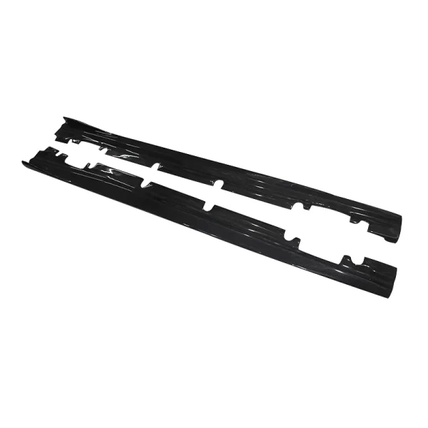 RZ Style Carbon Fiber Body Kit Side Step Skirt for Mercedes Benz 2013-2016 W176 A45 Carbon Side Skirt