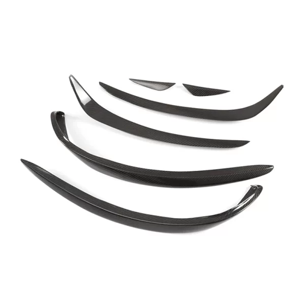 A Class W176 A45 Carbon Fiber Front Bumper Side Canard 2013-2015 Front Bumper Auto Parts for Mercedes-Benz - Image 2