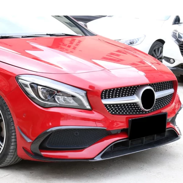 CLA45 W117 Bumper Carbon Fiber Front Lip for Mercedes BENZ CLA W117 Bumper Front Corner 2016-2019 - Image 2