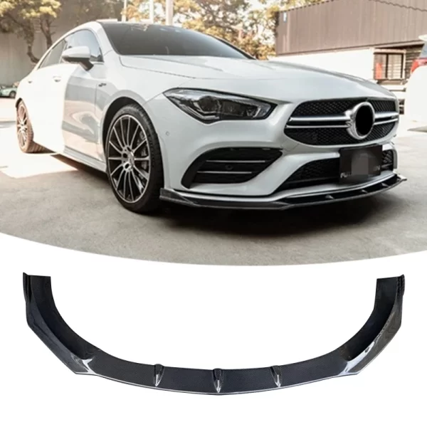 FD Style Carbon Fiber Front Lip for Mercedes Benz CLA Class W118 2020-2023 Cla45 W118 Carbon Fiber Car Bumpers Lip - Image 2