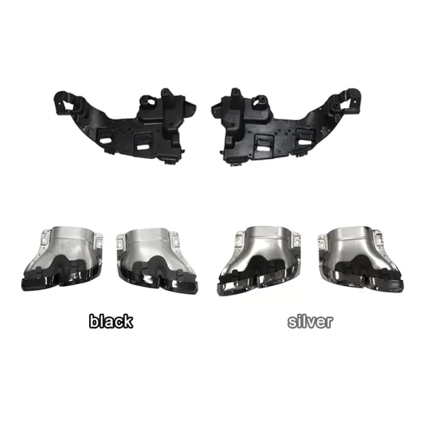 Carbon Fiber C63 Diffuser for Mercedes Benz C-Class W205 Sport C63 Carbon Fiber Bumper Diffuser - Image 4