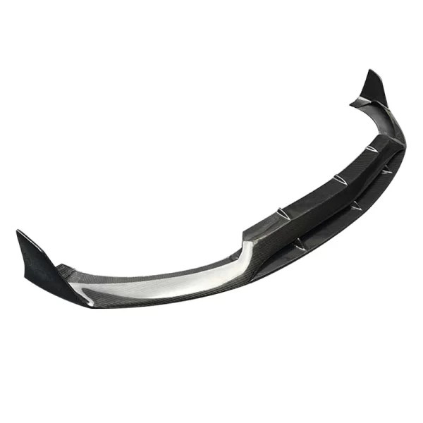 BB Style Carbon Fiber Front Bumper Lip for Mercedes Benz C Class W205 C63 2014-18 - Image 3