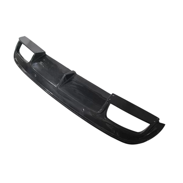 Carbon Fiber Rear Bumper Lip Diffuser Splitters for Mercedes Benz C Class W205 C63 AMG Sport 2015 - 2018 - Image 2