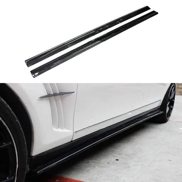 Carbon Fiber Side Skirts for Mercedes Benz C-CLASS C63 AMG W204 Side Skirts - Image 5
