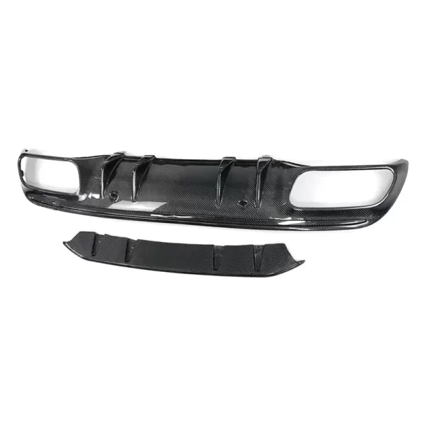Real Carbon Fiber Rear Bumper Diffuser Lip for Mercedes Benz W205 C43 Carbon Diffuser 2019-2021 - Image 3