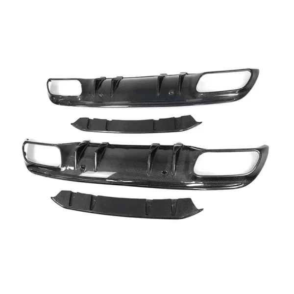 Real Carbon Fiber Rear Bumper Diffuser Lip for Mercedes Benz W205 C43 Carbon Diffuser 2019-2021 - Image 4