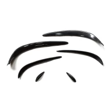 Carbon Fiber Front Bumper Side Canards for Mercedes Benz C Class W205 4 Door Front Corner