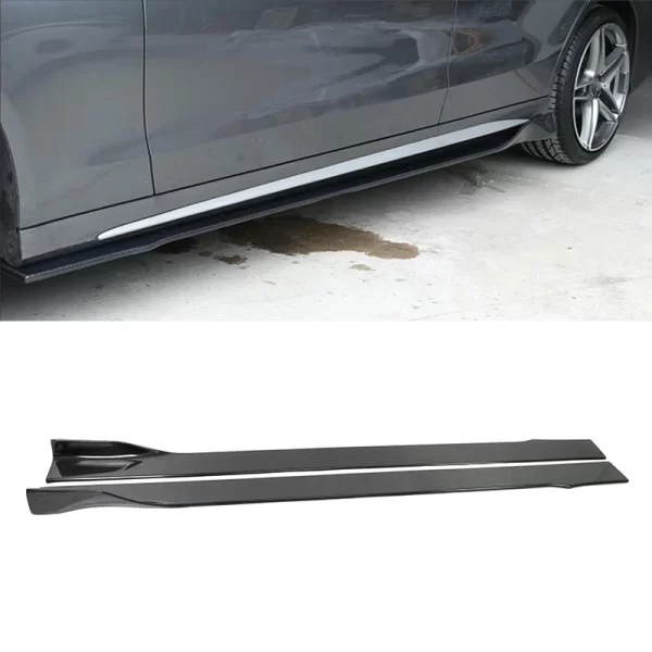 3D Design Style Carbon Fiber Side Skirts for Mercedes Benz C Class W205 Carbon Side Skirt Universal Side Skirt - Image 4