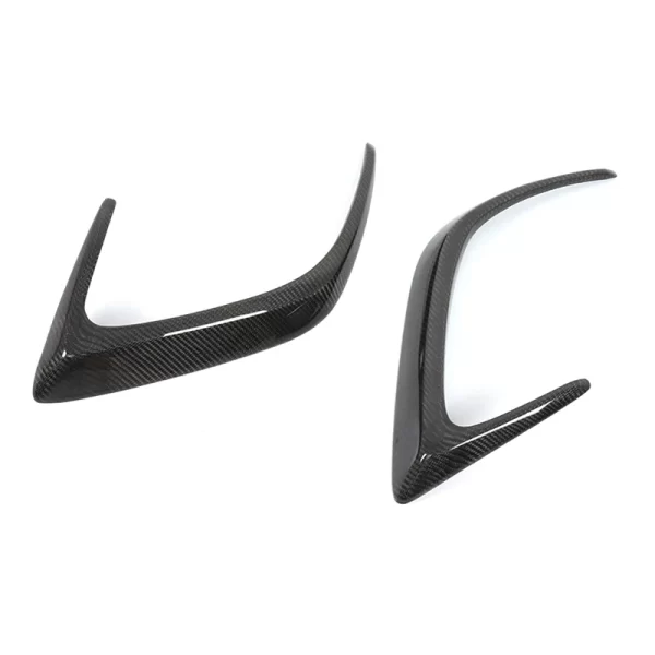 Real Carbon Fiber Rear Spoiler Splitter Rear Corner for Mercedes BENZ W205 Coupe C63 2-door Bodykit 2015-2021 - Image 2
