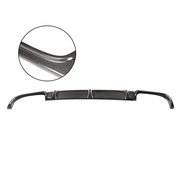 W211 Carbon Fibre Fiber BodyKit Rear Bumper Diffuser Lip for Mercedes Benz E Class W211 AMG E63 2003-2009 - Image 2