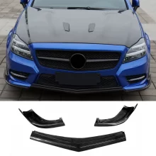 Carbon Fiber Front Lip for Benz CLS Class W218 2011-2014 Front Lip Body Kit Diffuser Bumper Face Kit Car Accessories