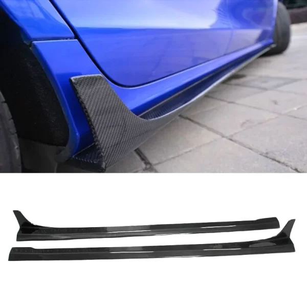 R Style Carbon Fiber Side Skirts for Mercedes Benz Cls-Class W218 Cls63 2011-2014