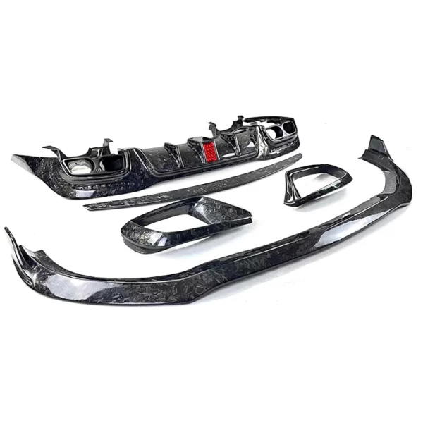 Forged Carbon Fiber Front Bumper Edge Front Lip Front Bumper air Vent for Benz S-Class W222 S63 S65 Body Kit - Image 2