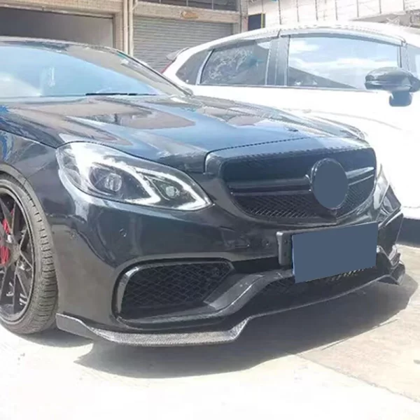 W212 Carbon Fiber B Style Front Lip for Mercedes Benz E Class W212 Body Kit Front Bumper Carbon Lip - Image 4