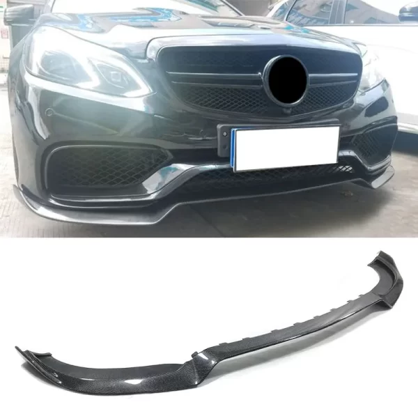 W212 Carbon Fiber B Style Front Lip for Mercedes Benz E Class W212 Body Kit Front Bumper Carbon Lip - Image 5