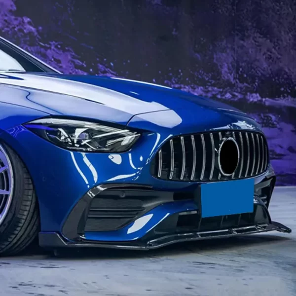 W206 Front Bumper Lip B Style Carbon Fiber Front Bumper Lips for Mercedes Benz C Class W206 C63 2021- - Image 5