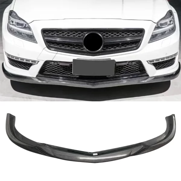 CLS Modified Carbon Fiber Front Lip W218 Carbon Fiber Front Lip for Mercedes-Benz CLS63 2011-2014