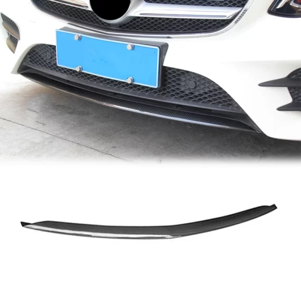 Carbon Fiber W213 Sport Front Bumper Lip Separator Skirt Trim for Mercedes Benz E-class W213 Sport 2016-2020