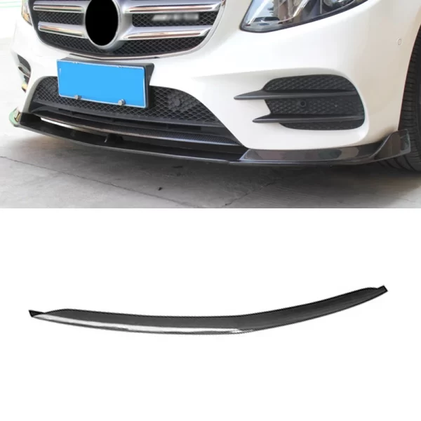 Carbon Fiber W213 Sport Front Bumper Lip Separator Skirt Trim for Mercedes Benz E-class W213 Sport 2016-2020 - Image 2