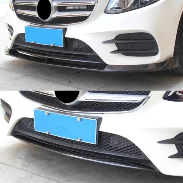Carbon Fiber W213 Sport Front Bumper Lip Separator Skirt Trim for Mercedes Benz E-class W213 Sport 2016-2020 - Image 4