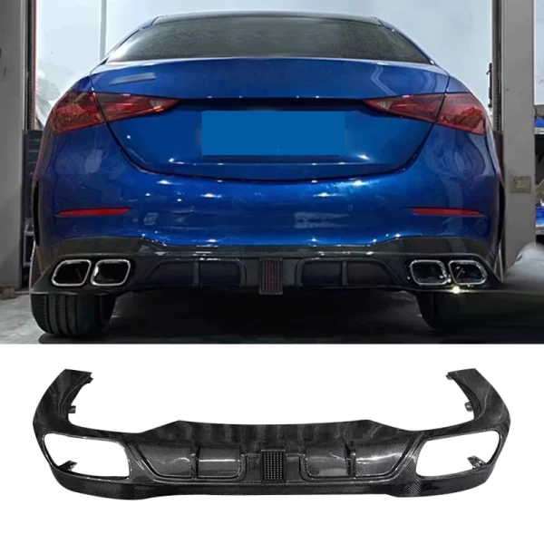 Carbon Fiber Diffuser for Mercedes Benz C Class W206 Body Kit Carbon Rear Lip - Image 4