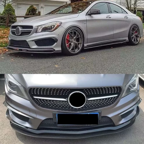 2013-2015 Year CLA Class W117 Front Lip RZ Style Carbon Fiber Car Front Bumper Spoiler for Mercedes Benz W117 - Image 5