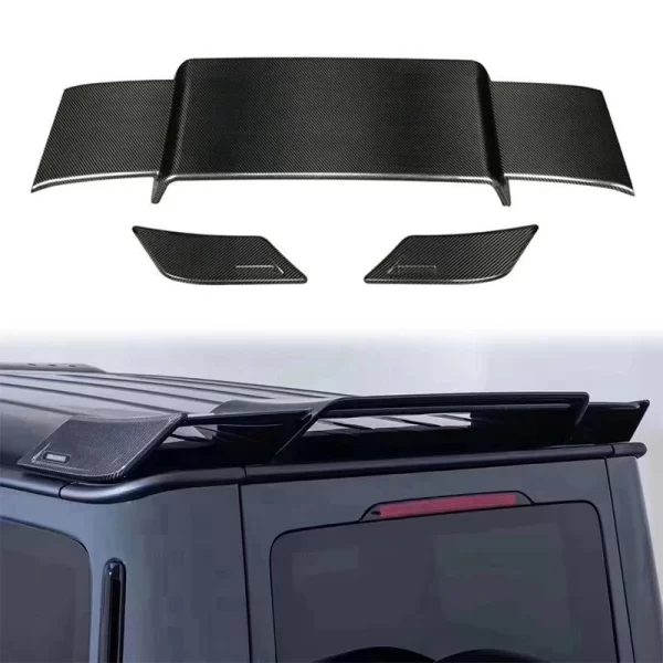 New Design Carbon Fiber Rear Wing for Benz G-Class W464 B-brabus spoiler G63 B800 G800 Style 2019-in - Image 5