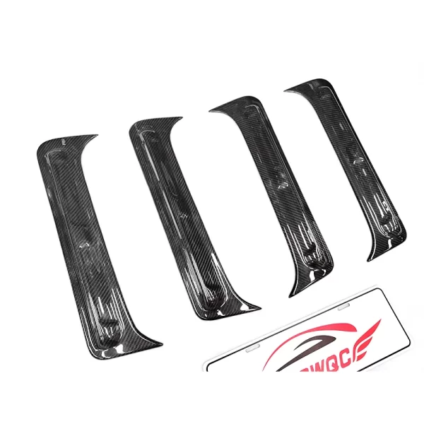 W464 Dry Carbon Exterior Parts Sticker LM Style D-Pillar Air Vents for W464 carbon G500 G63 G550 Air Vents 1990-2018 - Image 4
