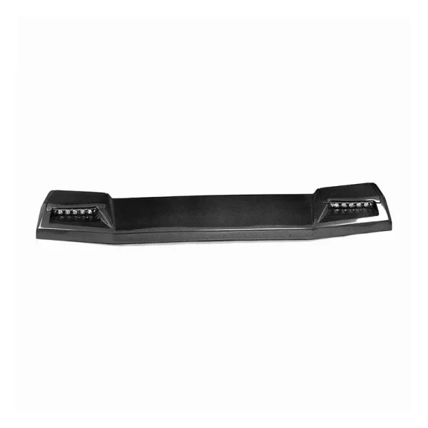 Carbon fiber Front Roof Spoiler with DRL Lights for Mercedes Benz G-CLASS W463 G500 G550 G55 G63 G65 AMG 1989-2017
