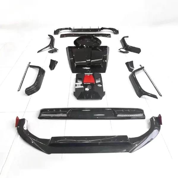 G900 Rocket Dry Carbon Fiber Bodykit for Mercedes Benz G-Class W463 W464 G500 G63 Rear Diffuser Lip