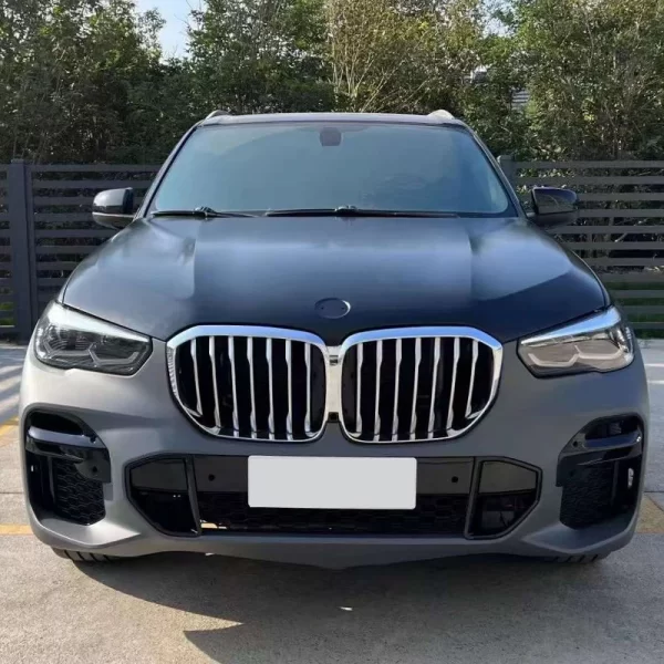 For Bmw X5 E70 2006-2013 Upgrade to 2018-2022 G05 X5 Mt Style Body Kit Bumper Hood Headlight Fender E70 Old to New G05 Bodykit - Image 5