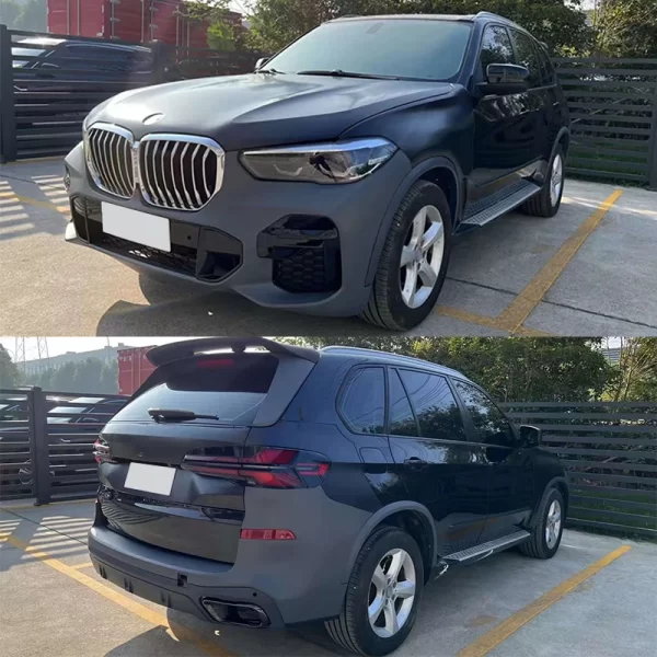 For Bmw X5 E70 2006-2013 Upgrade to 2018-2022 G05 X5 Mt Style Body Kit Bumper Hood Headlight Fender E70 Old to New G05 Bodykit - Image 6