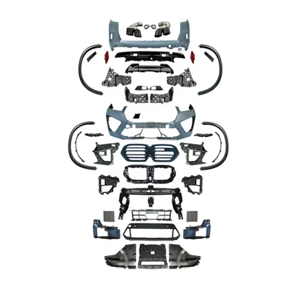 Popular Hot Sale Newest Car Body Kit with Front and Rear Bumper with Grille Side Skirt for BMW X5 G05/G18 2023 Modified to X5M