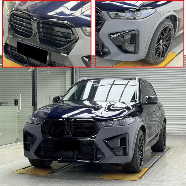 Popular Hot Sale Newest Car Body Kit with Front and Rear Bumper with Grille Side Skirt for BMW X5 G05/G18 2023 Modified to X5M - Image 6