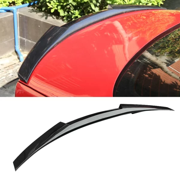 For BMW 4 Series F32 Coupe 2-Door M4/P/V/PSM Style Carbon Fiber Rear Spoiler Trunk Wing 2013-2019 Carbon Fiber - Image 5