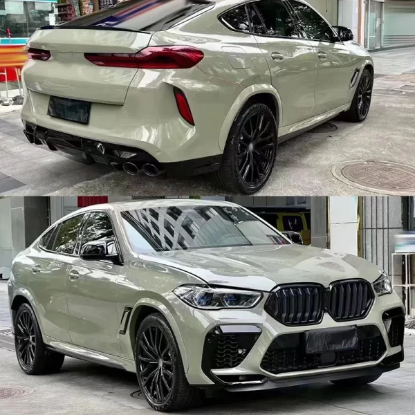 Factory Price Bumper Guard Fender Grille Body Kit for Bmw X6 G06 Upgrade to X6m F96 Style Car Body Accessories - Image 6