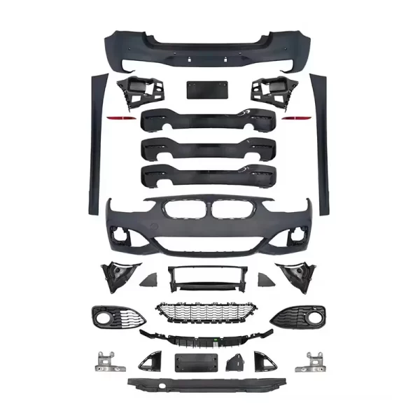 Car Front Bumper Body Kit for BMW 1 Series F20 Upgraded MT Sports Version PP Molding Body Kit  2015-2016 - Image 4