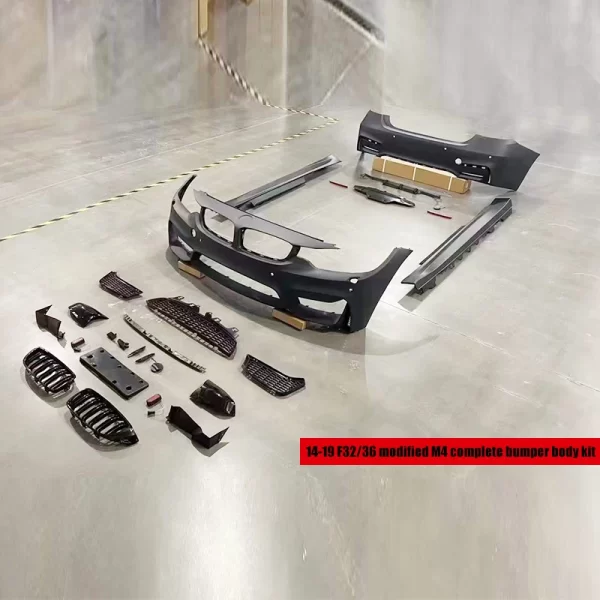 2013-2019 Year 4 Series F32 F33 F36 Upgrade to M4 Body Kit Front Rear Bumper Accessories for bmw 4 Series - 图片 3