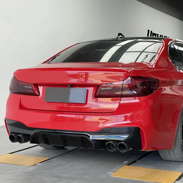 For bmw G30 M5 Body Kit for G30 Upgrade to New G30 LCI M5 Style Include Car Bumper Side Skirt With Grill 2018-2021 - Image 5