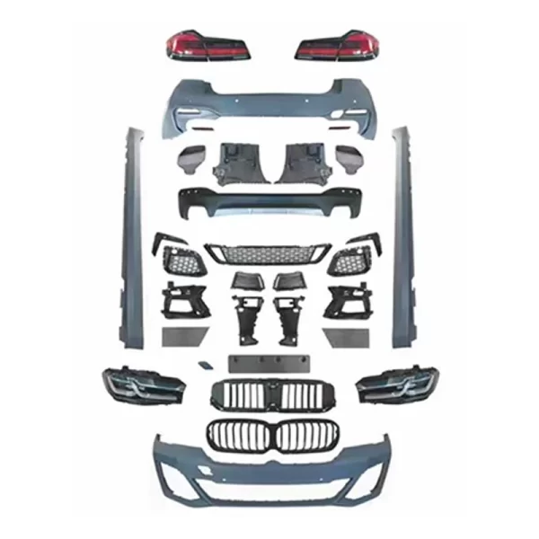 For bmw 5 Series G30 Upgrade G30 LCI Mt Style Body Kit Front Bumper Rear Bumper Hood Grille Headlight Tail Lights