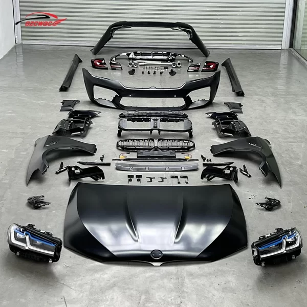 Best Quality F10 Upgrade to G30 LCI 2022 M5 Bodykit for BMW F10 Accessories Bodykit 5 Series F10 F18 Bodykit Change to M5 - Image 2