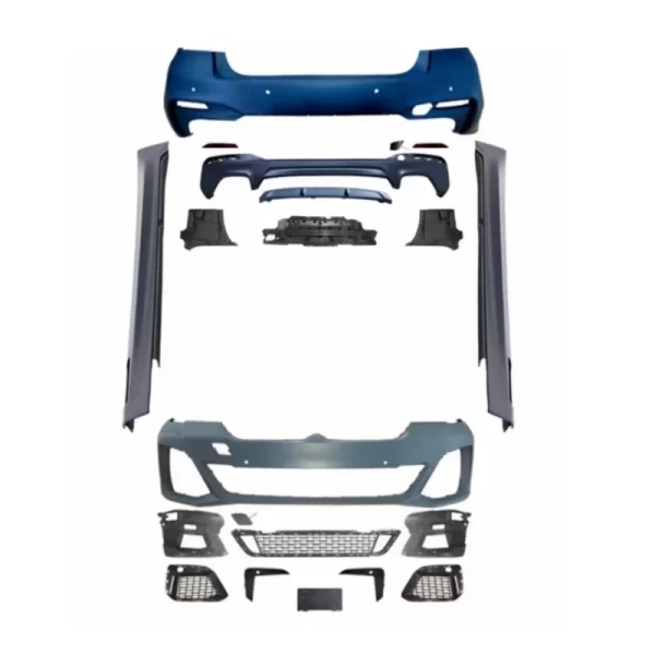 PP Plastic 5 Series Car Accessories Diffuser Fender Grille Bodykit for Bmw G30 G38 Upgrade to MT Wide Body Kit 2020-2023
