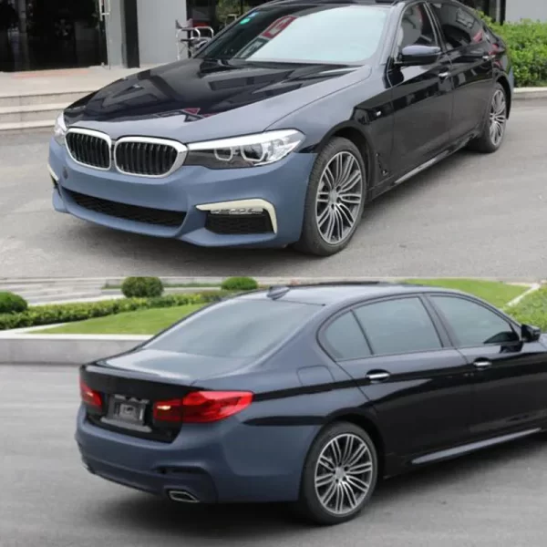 G30 MT Style Bumper for BMW 5-series 2017-2020 G30 Pre LCI Upgrade MT Body Kit Front Bumper Side Skirt Rear Bumper Diffuser - Image 4